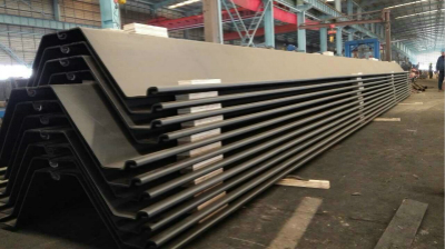Pile de tôle d'acier de type Z de mur de quai permanent